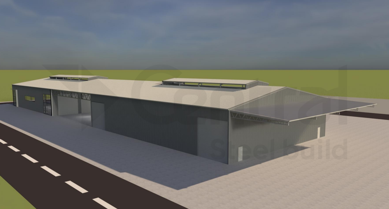 Front elevation straight on